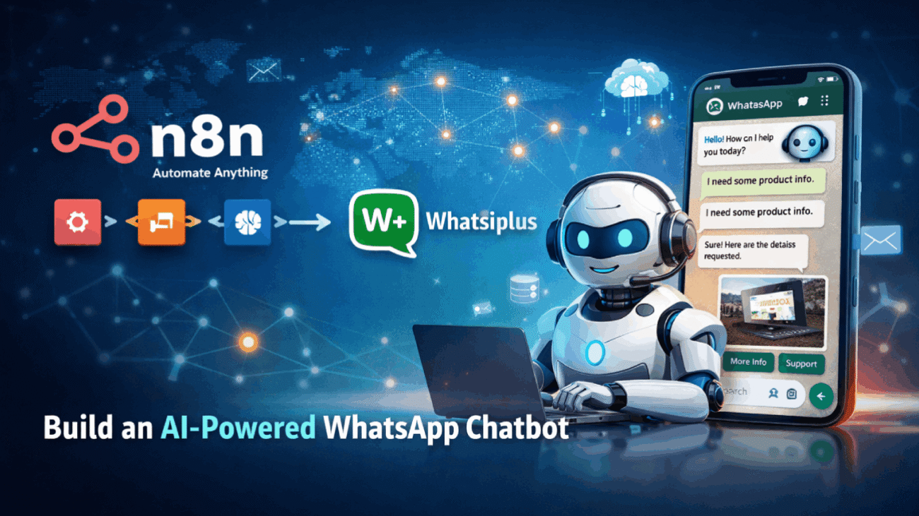 آموزش اتصال n8n به واتساپ: چت‌بات هوش مصنوعی واتساپ